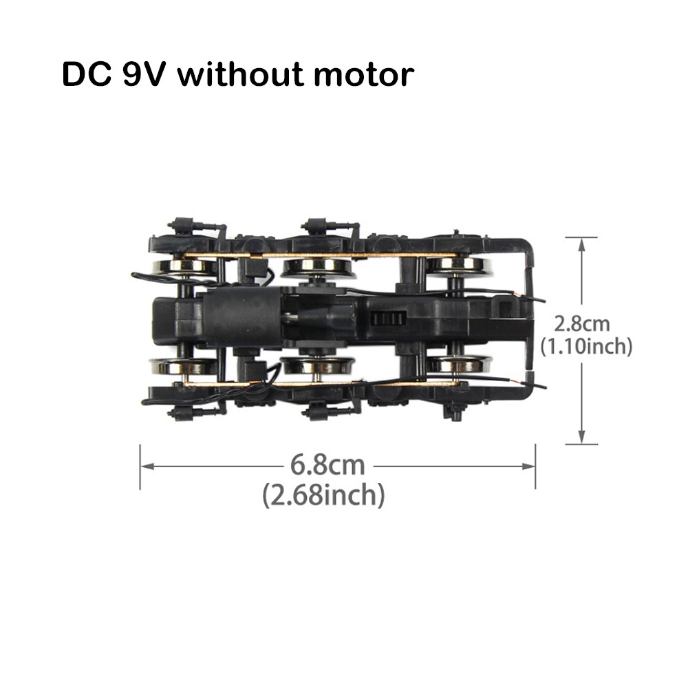 Ho مقياس 1:87 هيكل Bogie نموذج - مراجعة Running Gear Vehicle وسعره