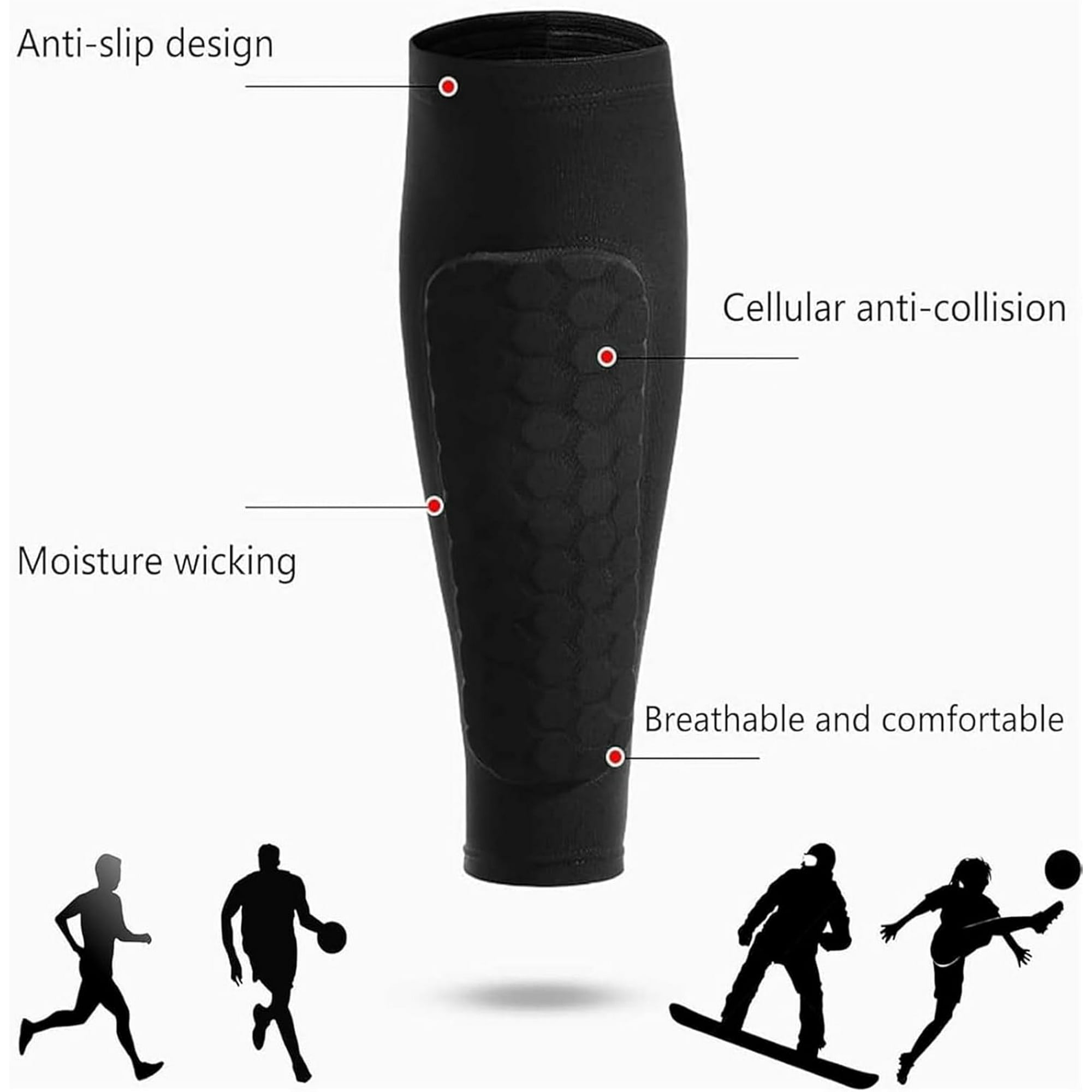 واقي ساق كرة القدم، أكمام واقي - مراجعة Compression Calf Sleeve وسعره