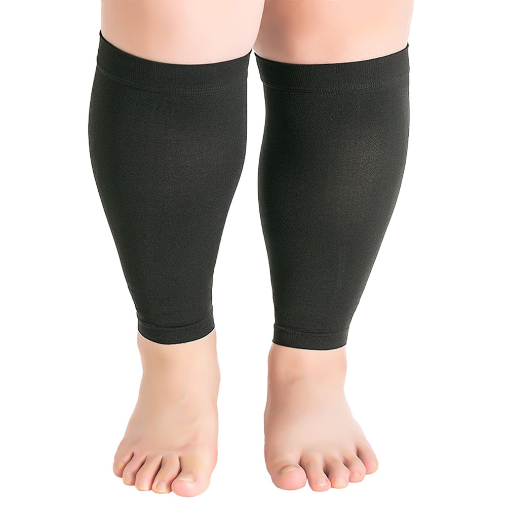 1 زوج اللياقة البدنية الجري أك - مراجعة Compression Calf Sleeve وسعره