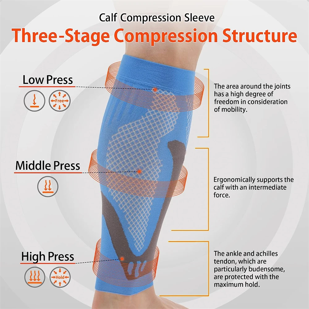زوج واحد من أكمام ضغط الساق، د - مراجعة Compression Calf Sleeve وسعره