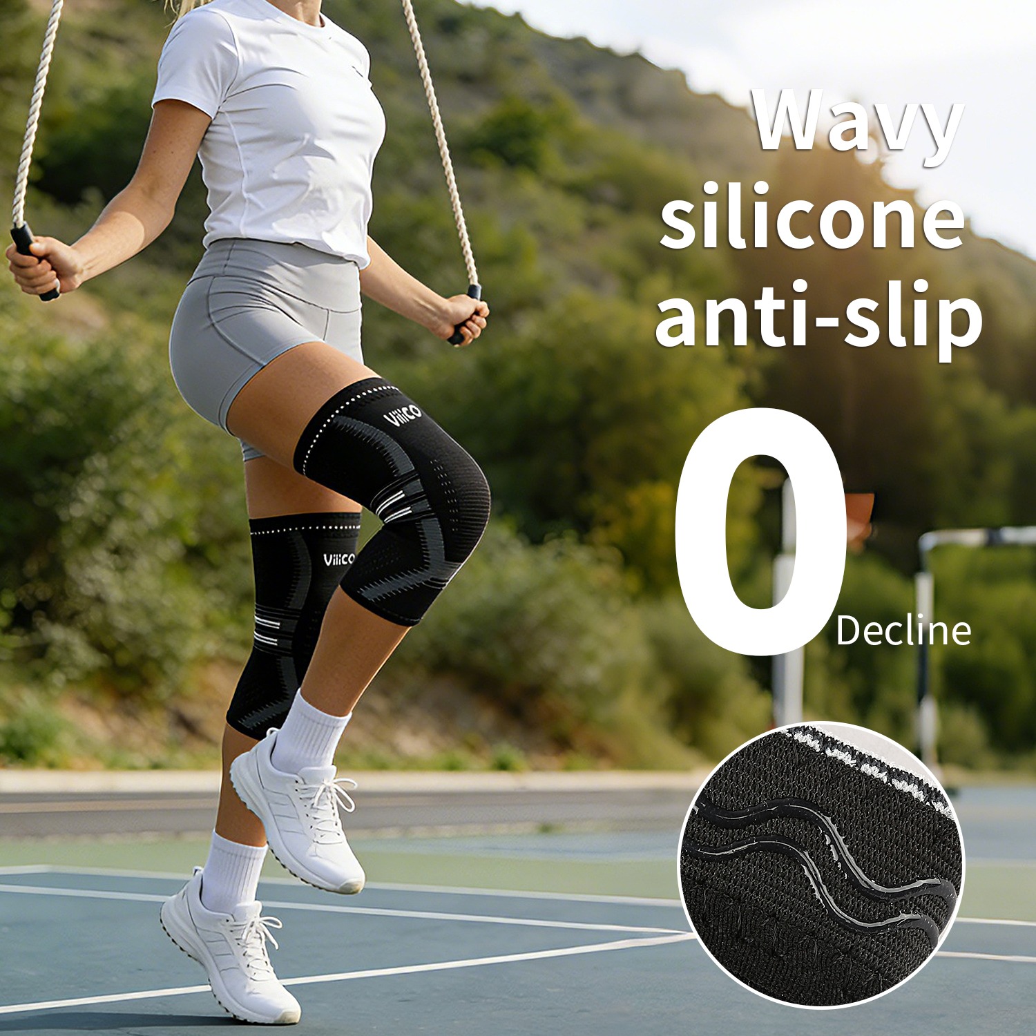 دعامة ركبة للنساء والرجال - غط - مراجعة Compression Calf Sleeve وسعره